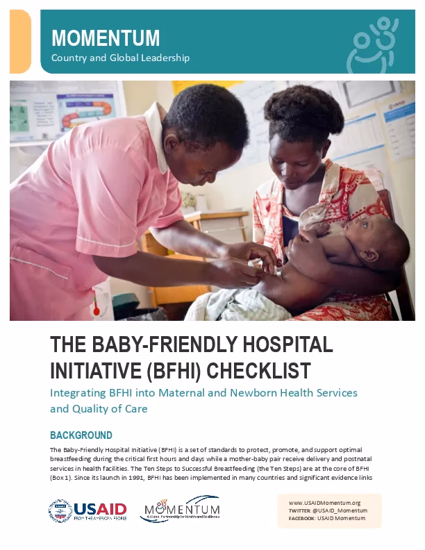 What is the Baby-Friendly Hospital Initiative?