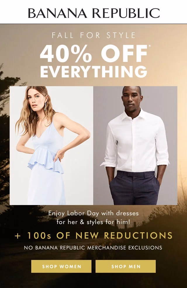 What to buy at Banana Republic factory?