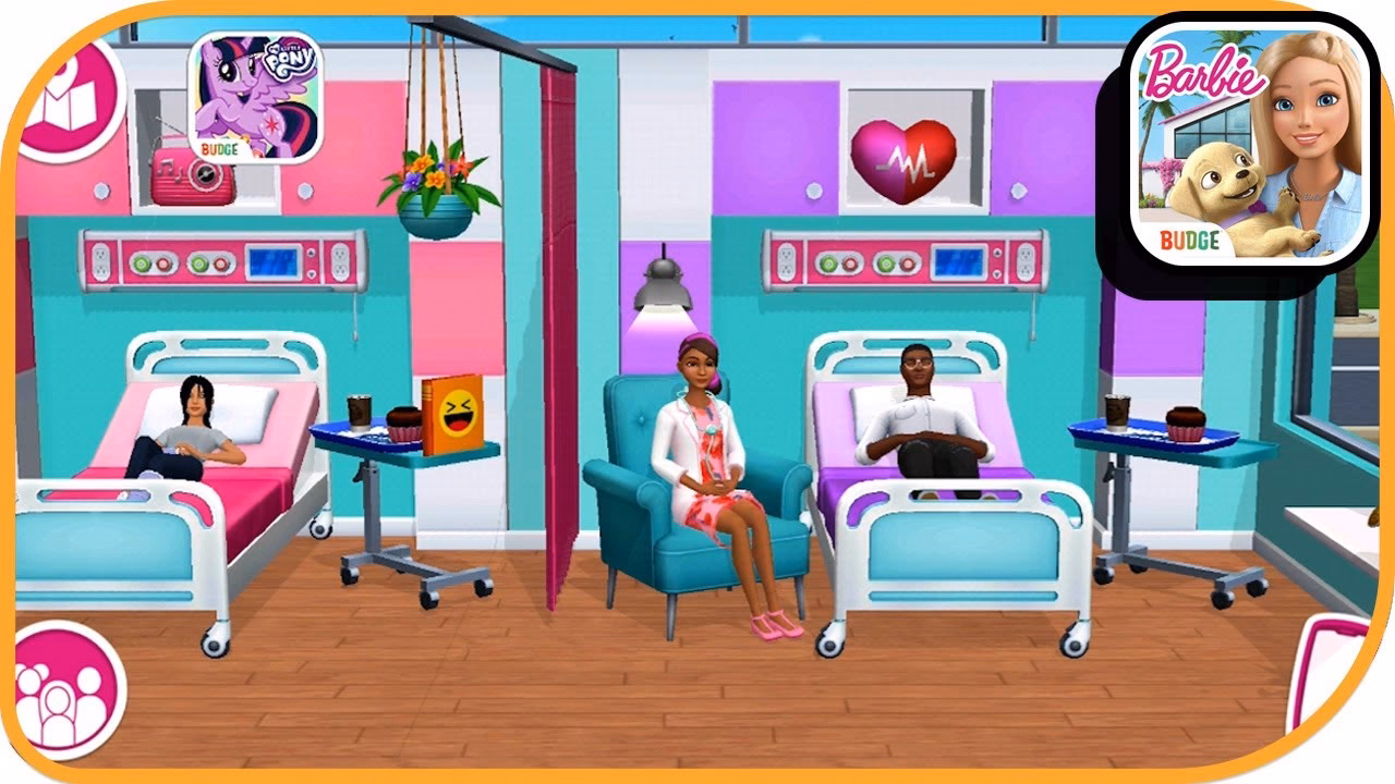 How many games are related to Barbie hospital?