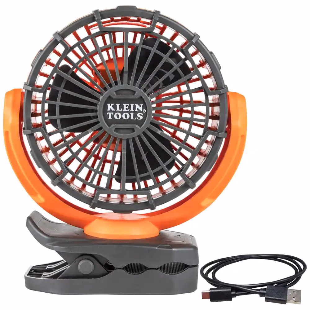 What is a Ryobi One+ dual power portable fan?