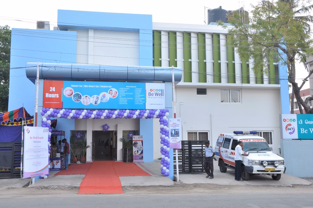 Where is be well hospital located?