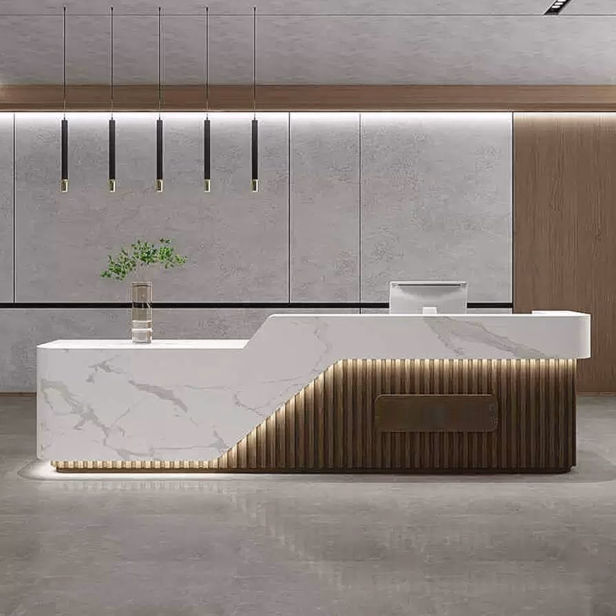 Can a reception desk be customised?