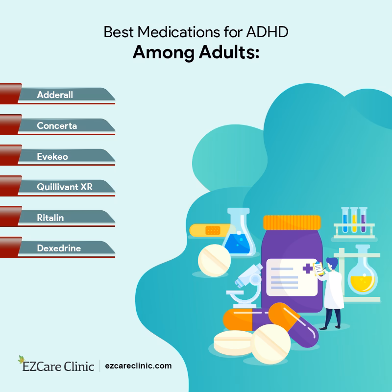 How do I choose the best medication for adult ADHD?