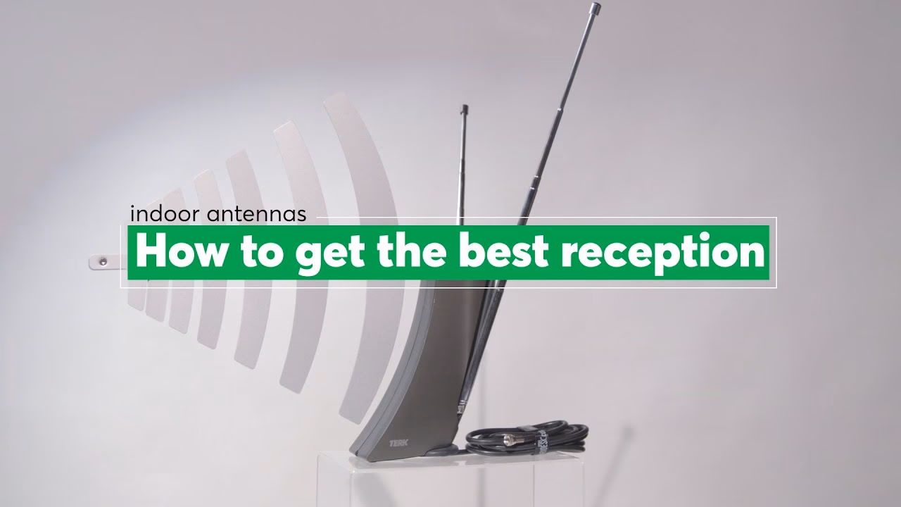 How do I get the best reception from my TV antenna?