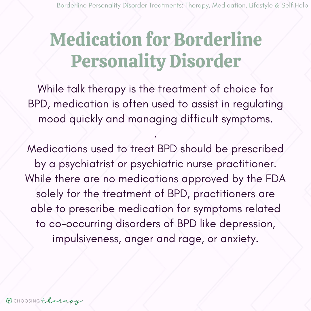Can pharmacological interventions help treat borderline personality disorder (BPD)?