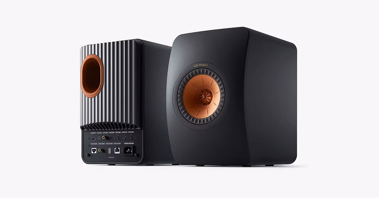 How do I update the firmware of my Kef ls50 wireless speakers?