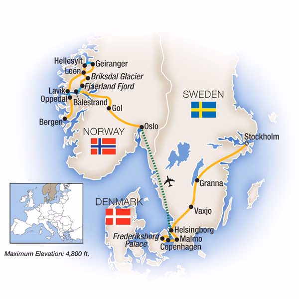 Why should you book a Scandinavian Combo Tour?