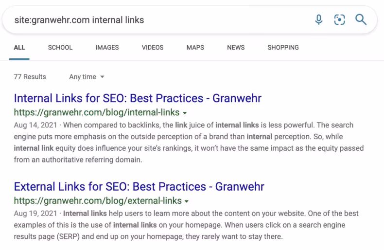 What is a search operator in Bing?