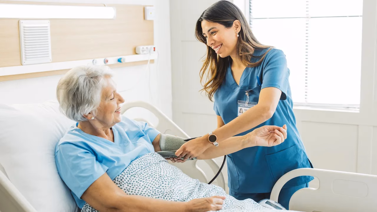 Does sitting or lying down affect blood pressure?