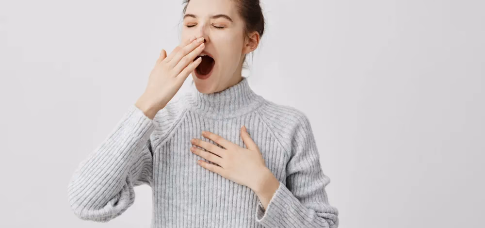 Who has yawning with high blood pressure?