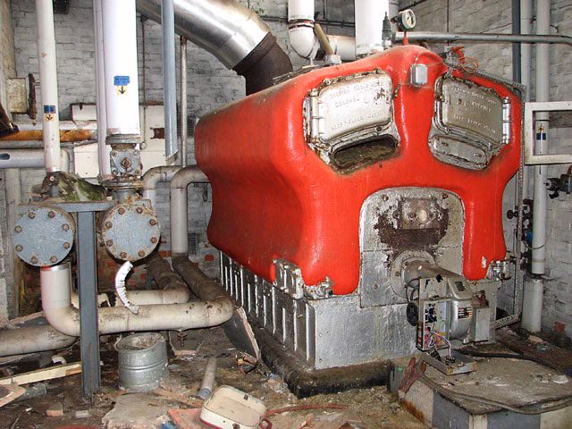 Why do hospitals use a steam boiler?