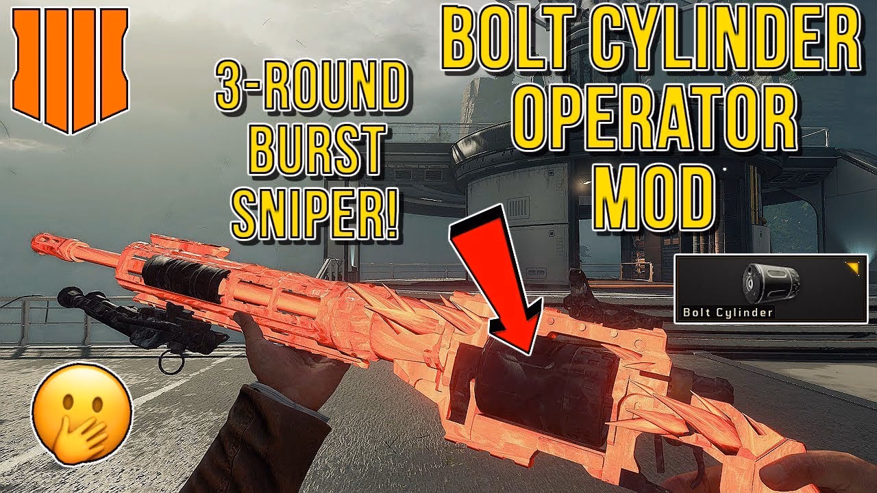 When are operator mods unlocked in Black Ops 4?