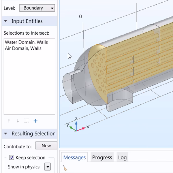 What is the difference between Boolean and set operations in COMSOL?