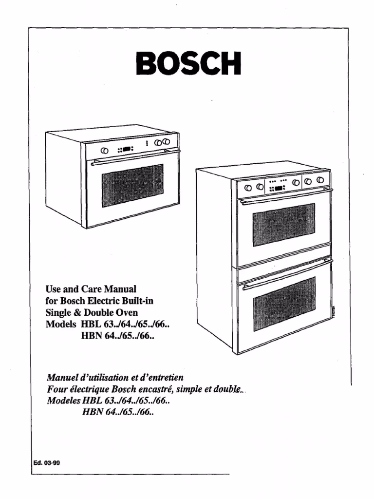 What documentation is available for my Bosch home appliance?