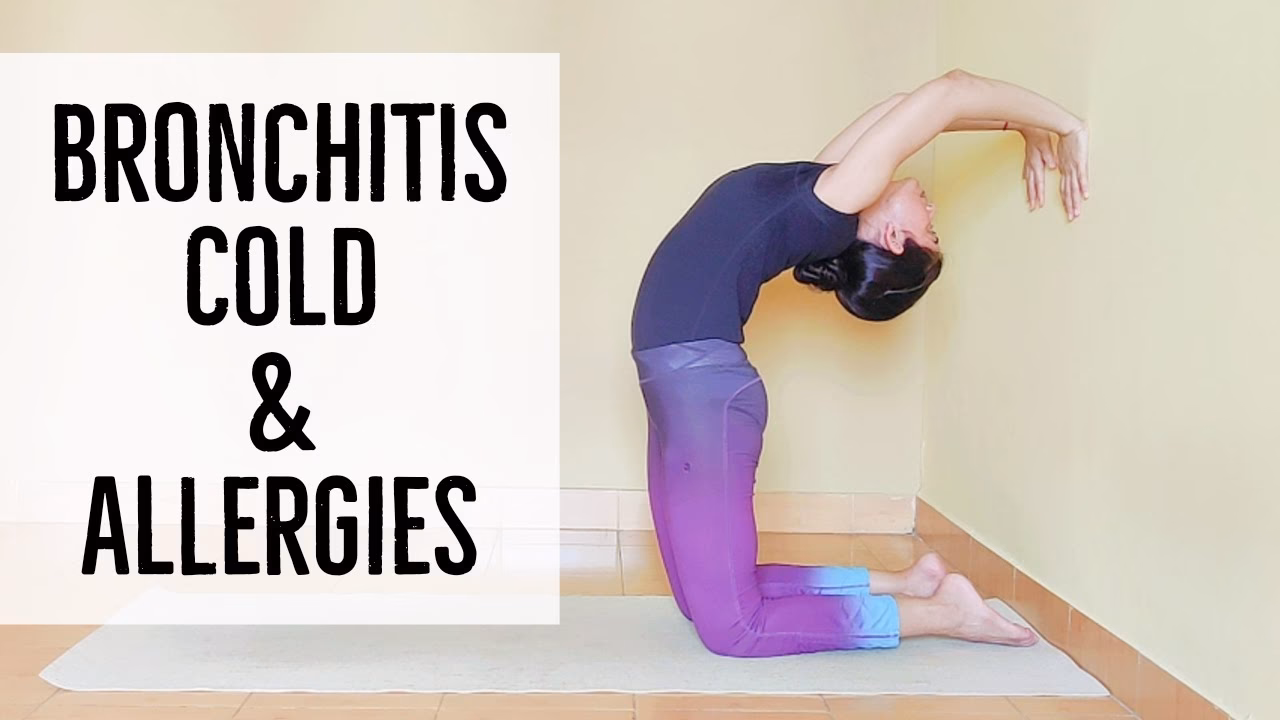 What exercises can be done with bronchitis?