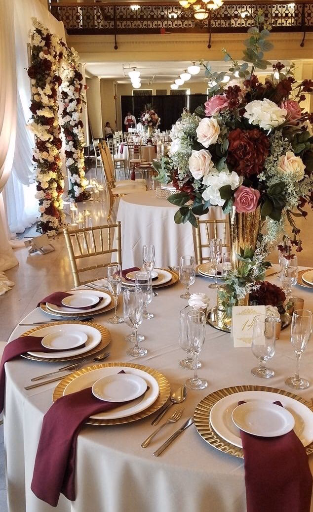 What is a burgundy wedding?