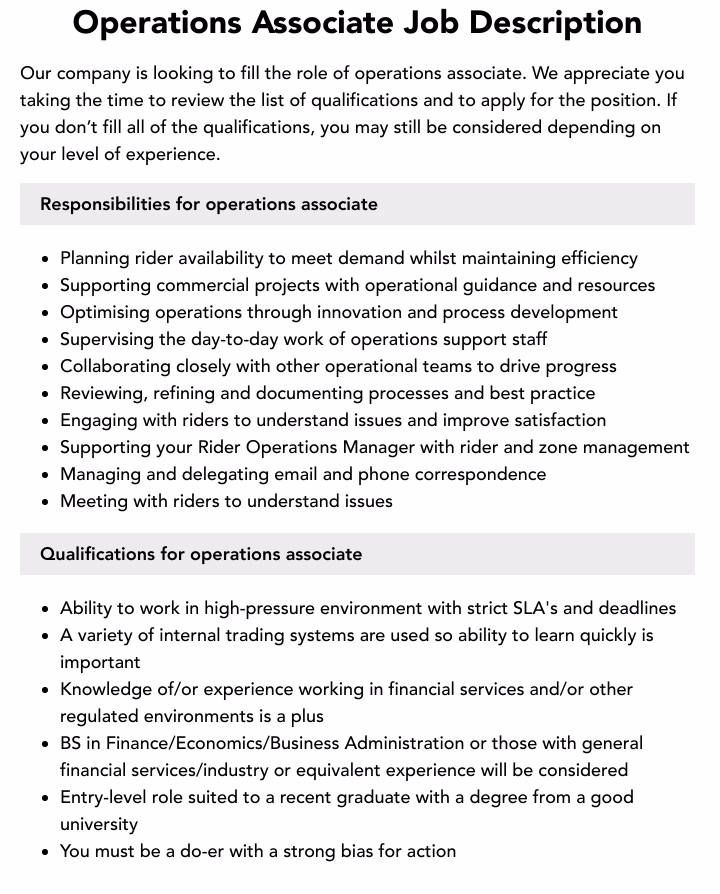 What education do you need to be a business development associate?