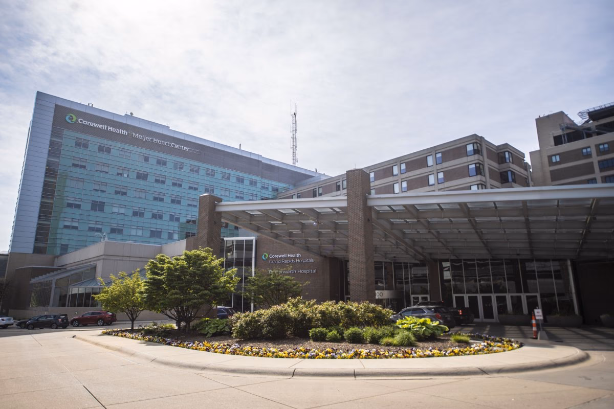 Where is corewell health Butterworth Hospital?