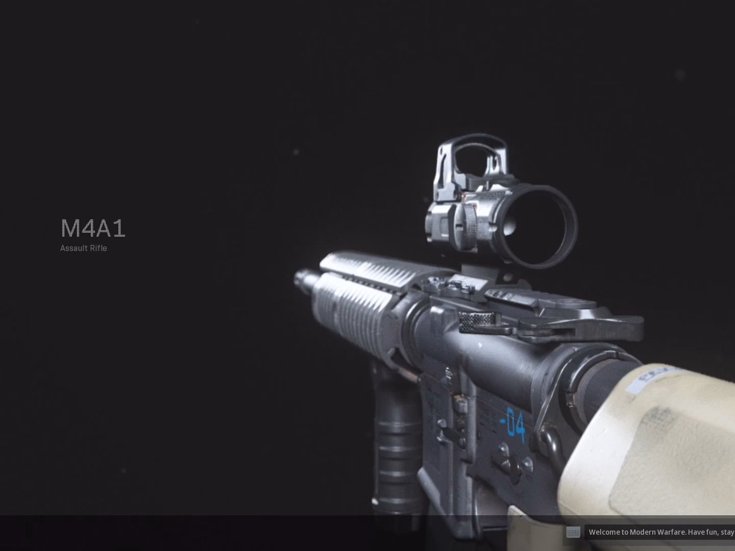 What is M4A1 W call of Duty Modern Warfare?