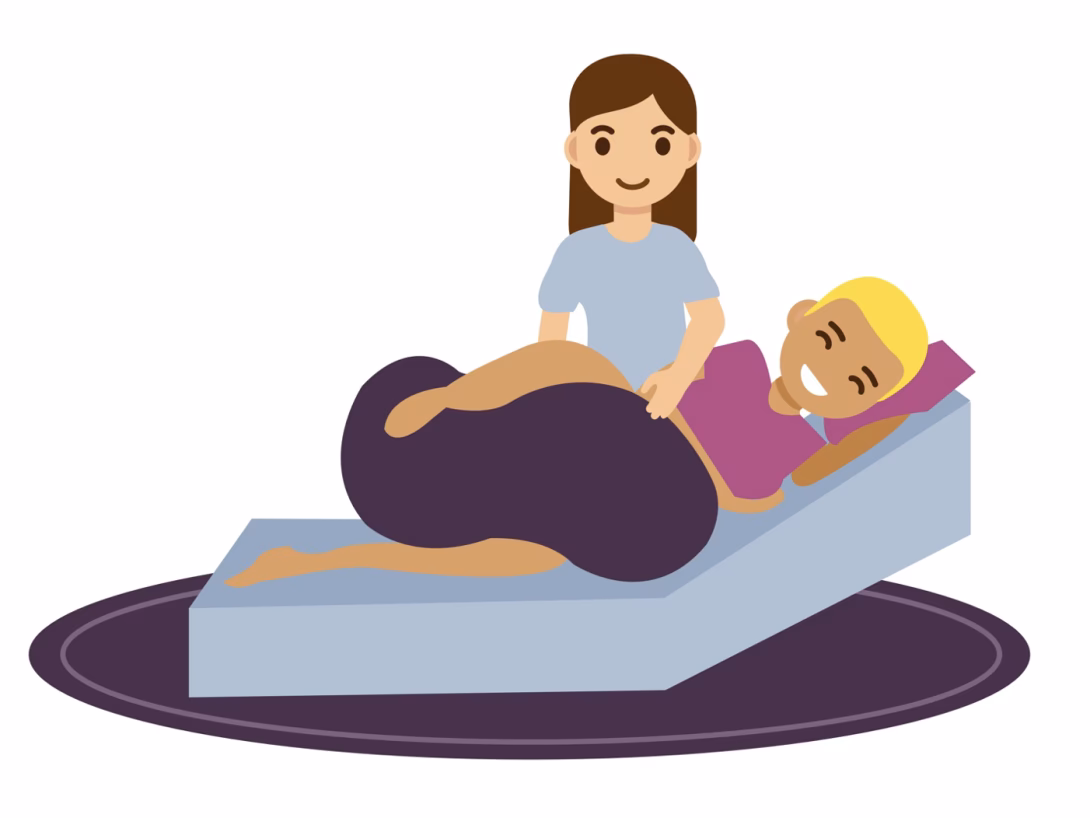 What are the benefits of side lying during labor?