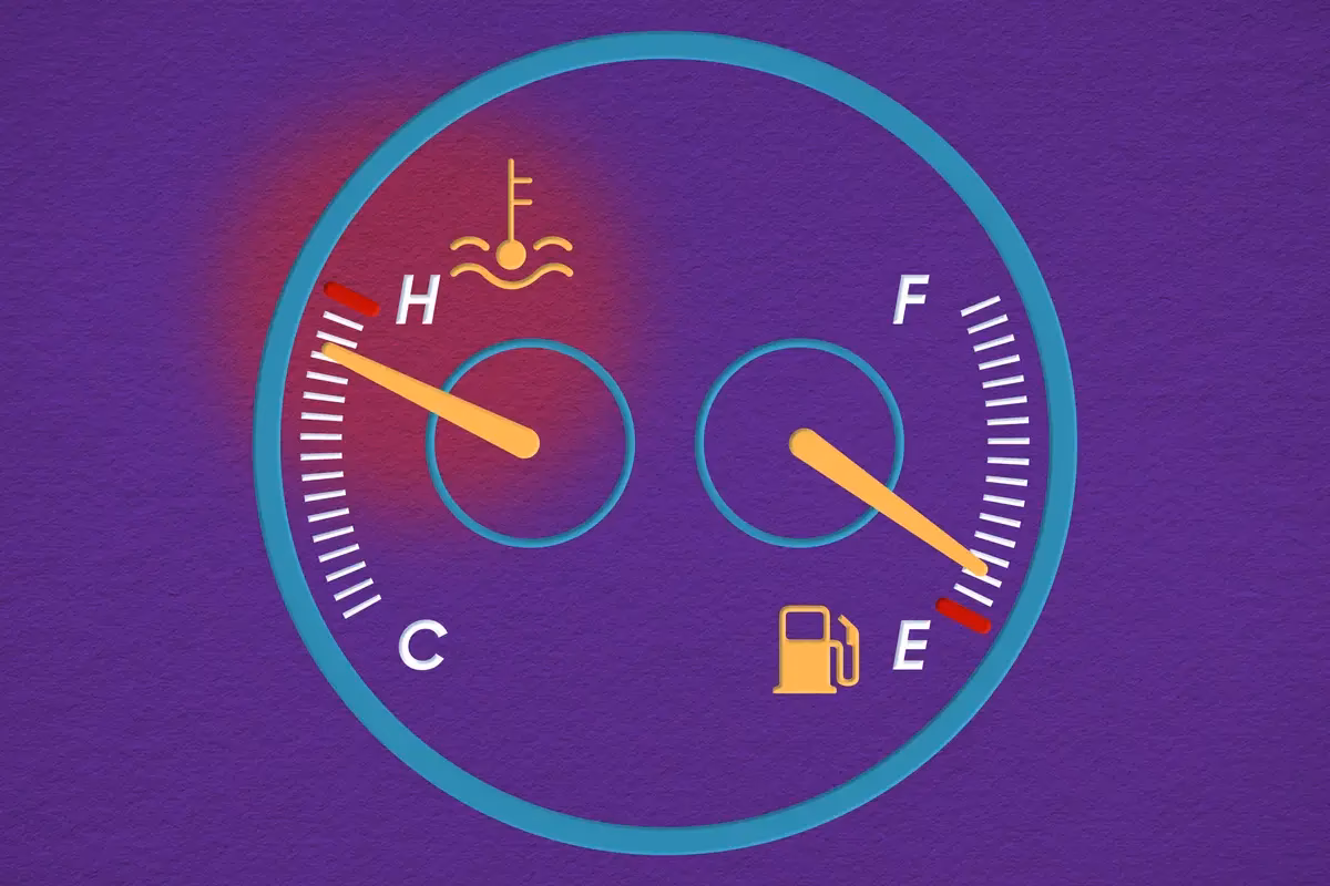 What is a normal engine oil temperature?