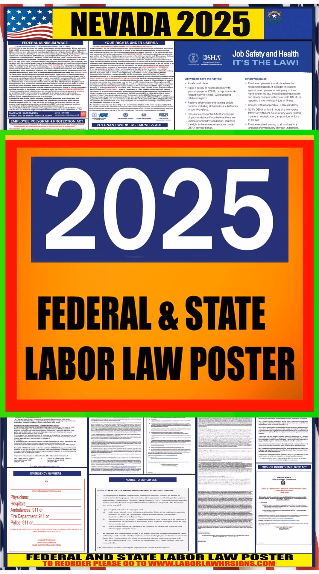 How much do employers pay employees in Nevada?