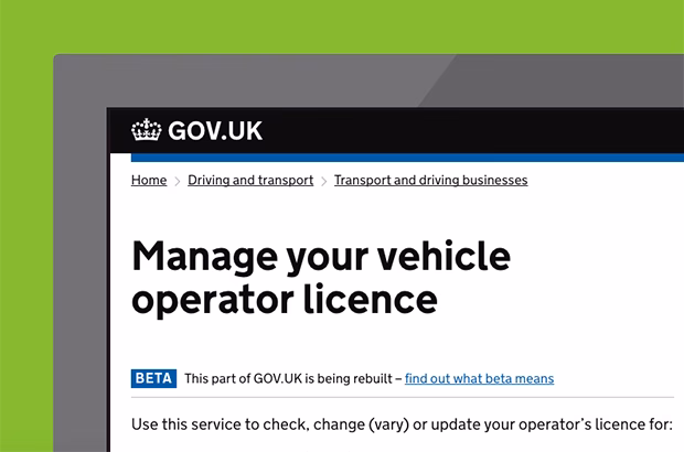 What is a vehicle operator licence?