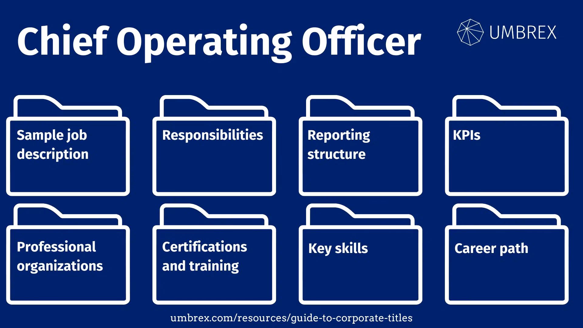 What does a Chief Operating Officer DO?