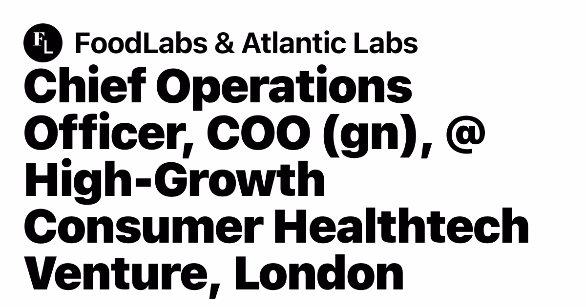 What are the different types of Chief Commercial Officer jobs in London?