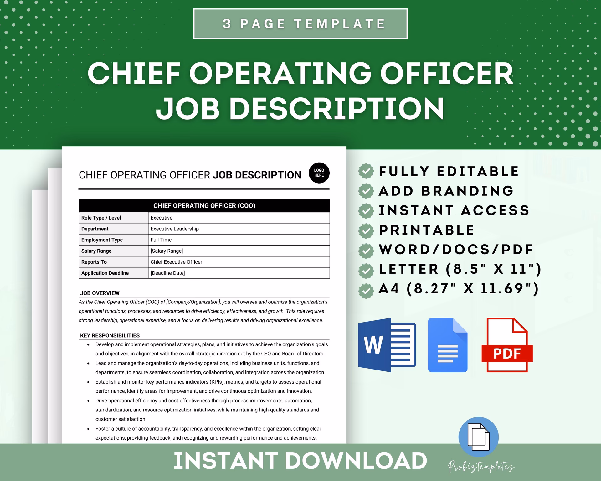 What skills do you need to become a Chief Operating Officer?