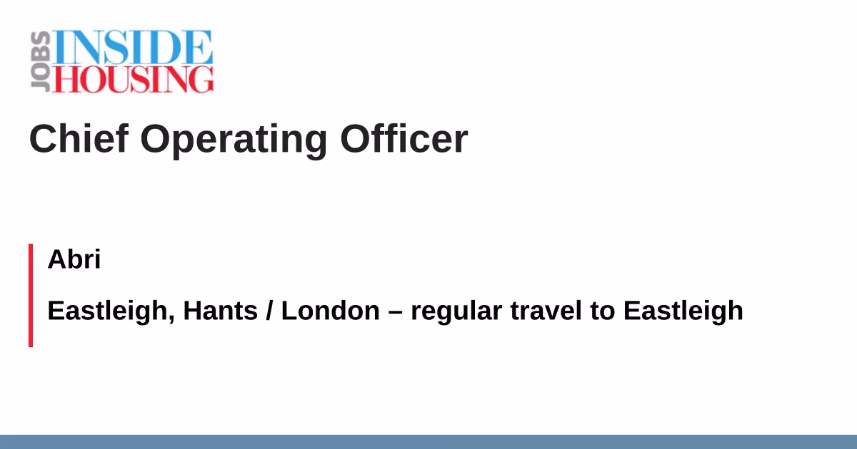 How many Chief Operating Officer jobs are there in UK?