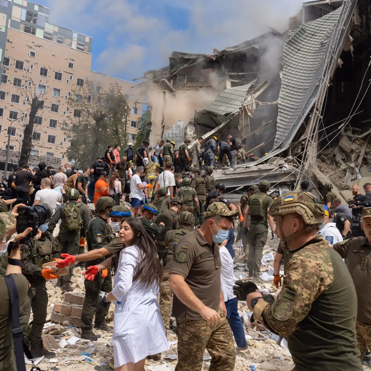 Did Russian missile hit Children's Hospital?