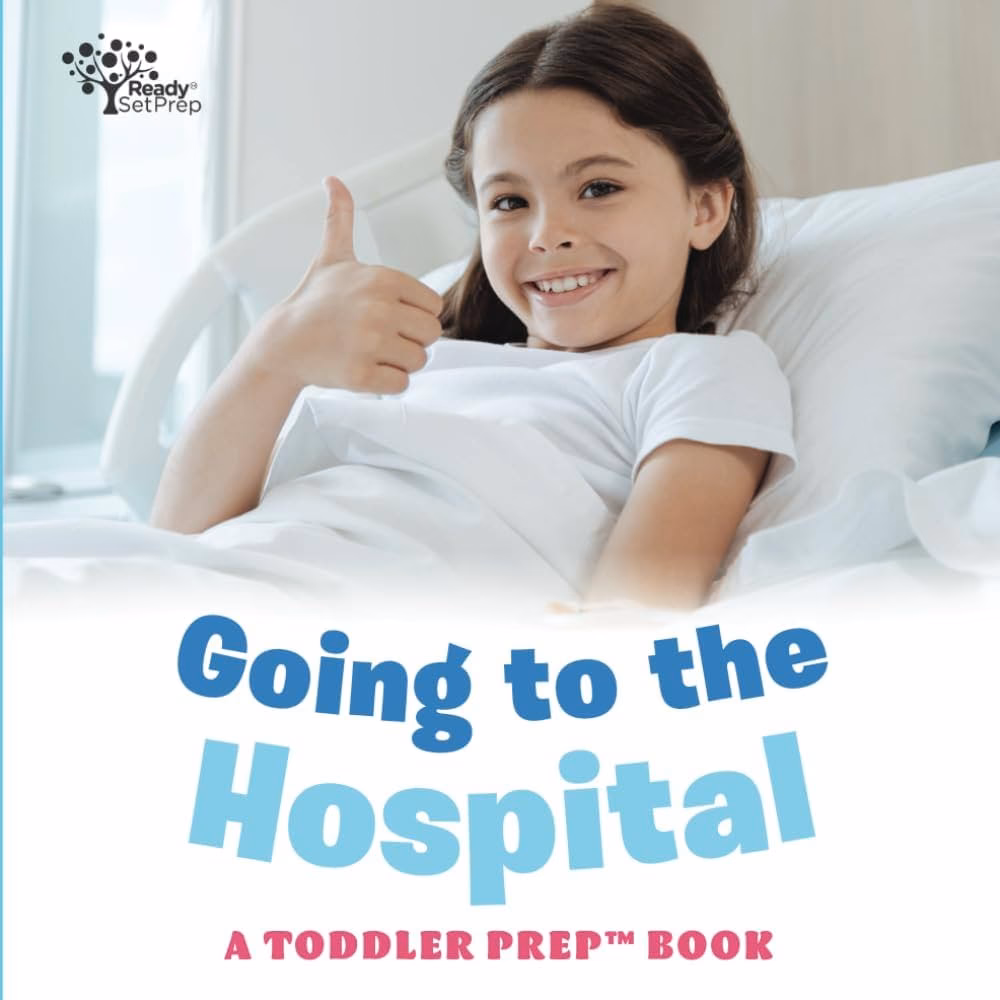 How can books help a child understand a hospital experience?