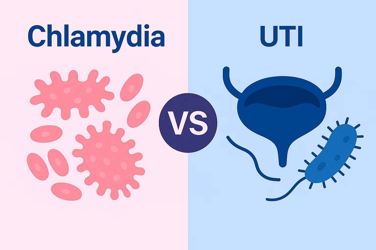 Can Chlamydia mimic a UTI?