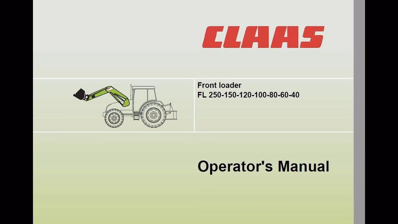 Do you need a manual to repair Claas equipment?