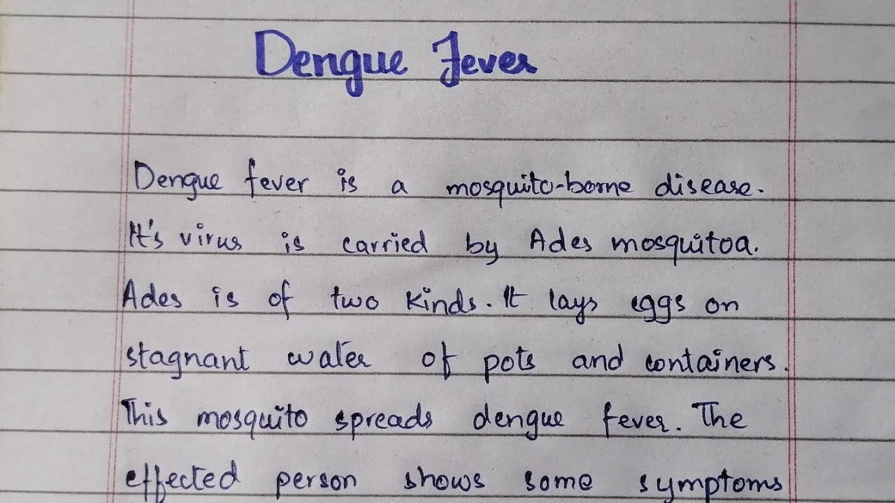 What are the symptoms of dengue?