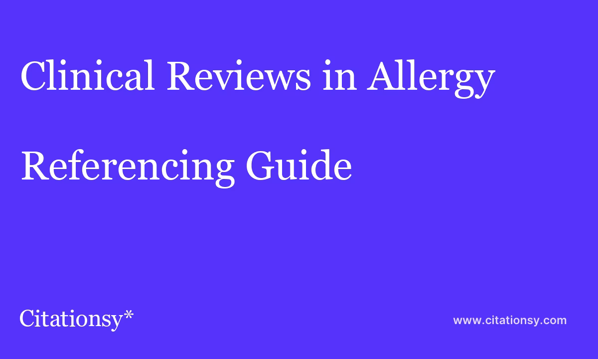 What is Clinical & Experimental Allergy?