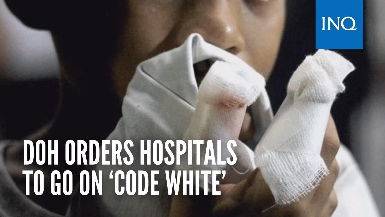 Why are hospitals under Code White alert?