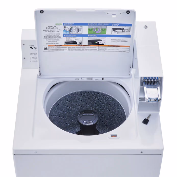 What is a coin-operated washer & dryer?