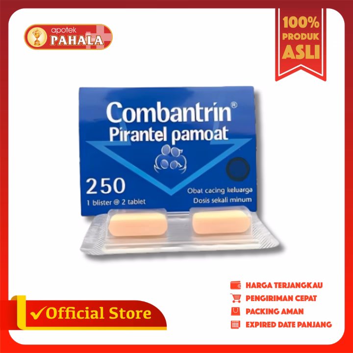 Apakah Combantrin 250 mg 2 tablet aman untuk ibu hamil?