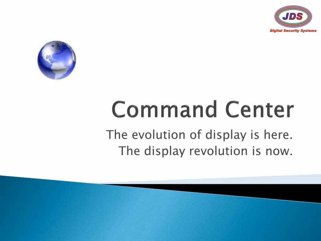 What is a high-tech command center PowerPoint template?