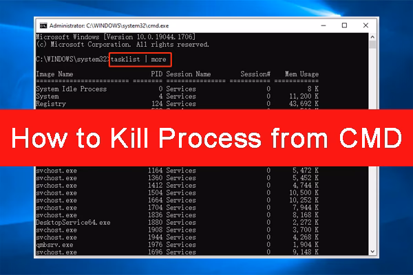How to stop a process using command line on Windows 11/10?