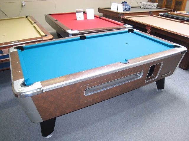 What is a coin op pool table?