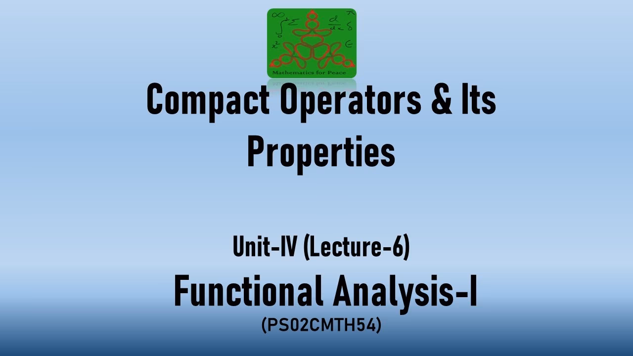 What is a compact operator in functional analysis?