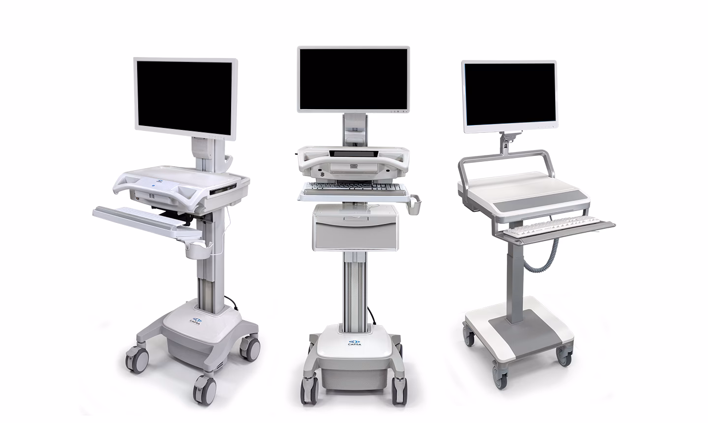 What is a computer on Wheels (COW) in healthcare?