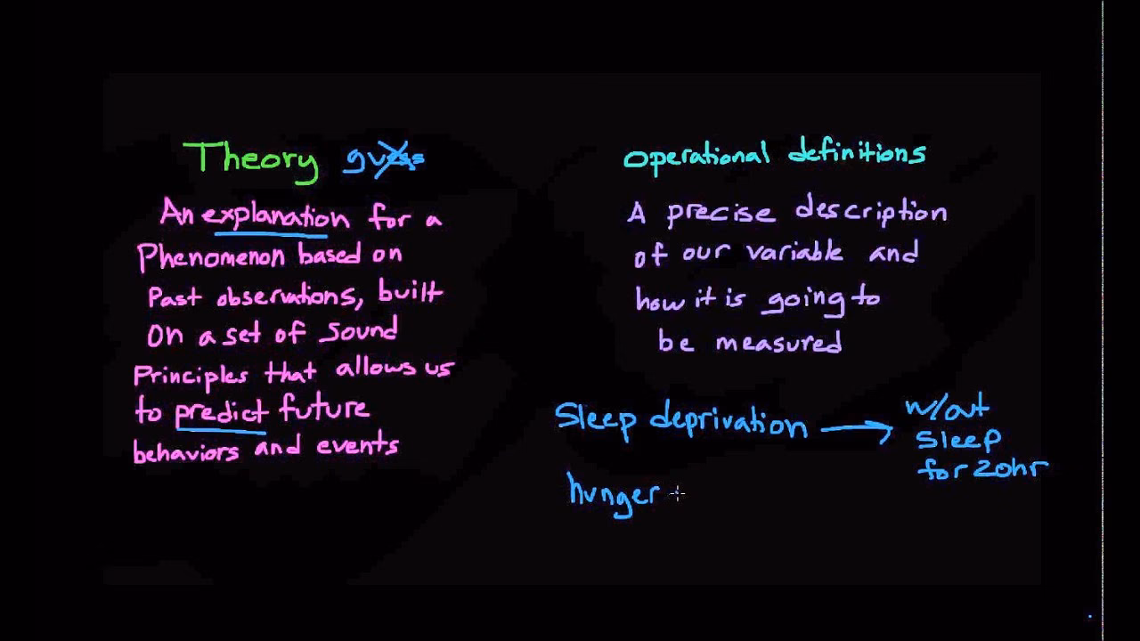What is the difference between conceptual and operational variables?