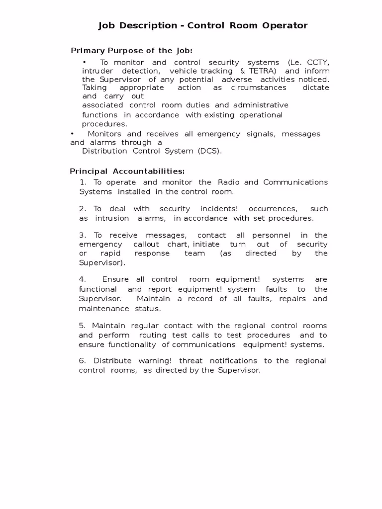 How much does a control room operator make?