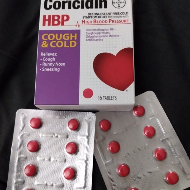 Should I take coricidine If I have HBP?