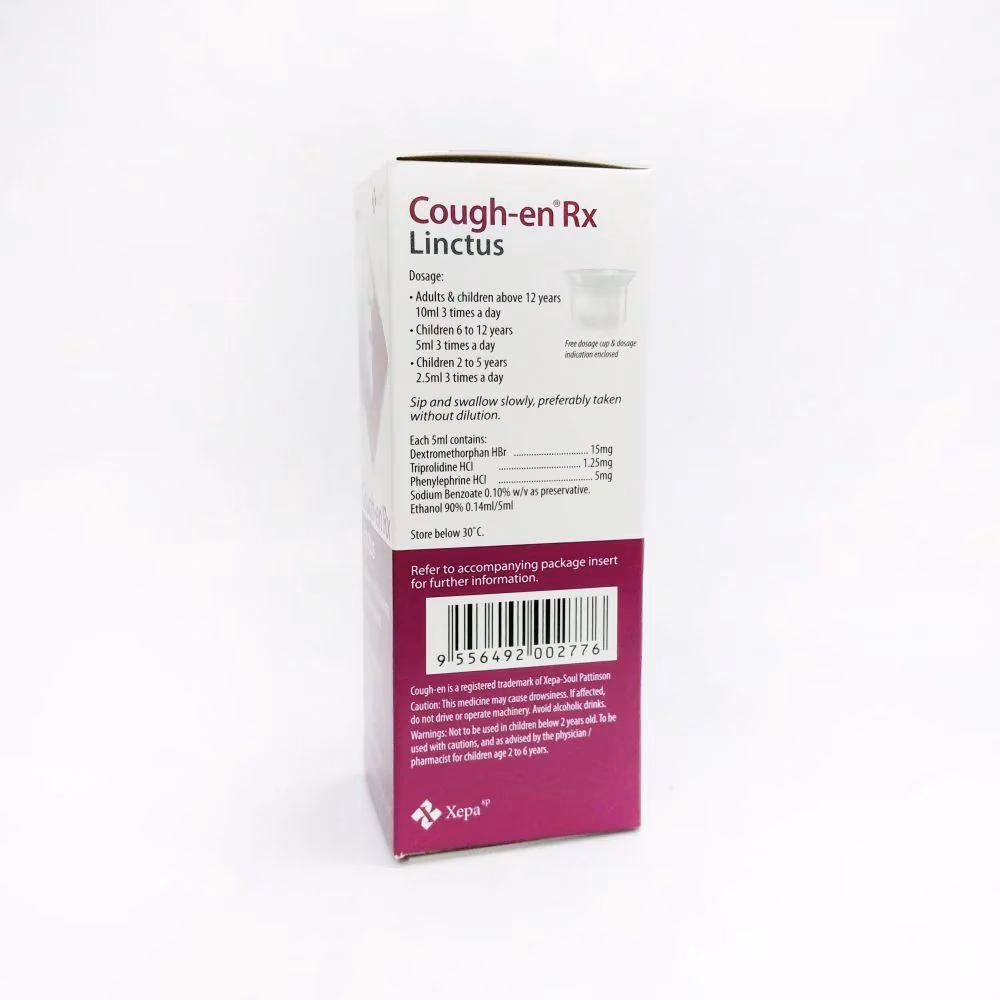 What is cough en linctus?