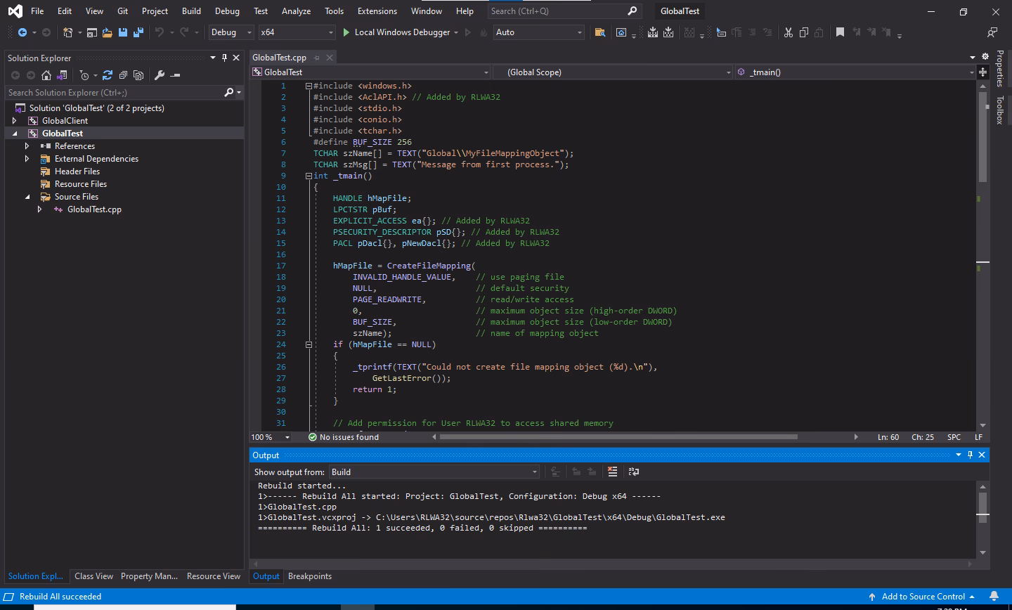 Is CreateFileMapping a privileged operation?